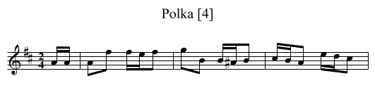 Polka [4] - staff notation