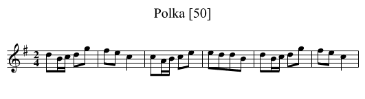 Polka [50] - staff notation
