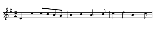 Polka de la Valentinon - staff notation
