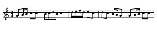 Polka de l'Aveyron - staff notation