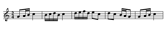 Polka de l'Aveyron - staff notation