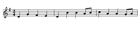Polka de Mirepoix - staff notation