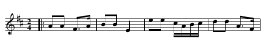 Polka efter Olof Brolin - staff notation