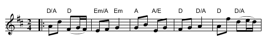Polka from Kongsberg - staff notation