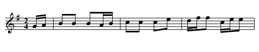 Polka - staff notation