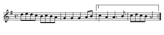 Polka - staff notation