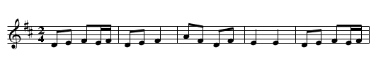 Polka - staff notation