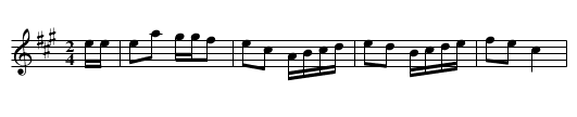 Polka - staff notation