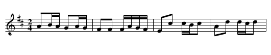 Polkett efter Linus Augustsson - staff notation