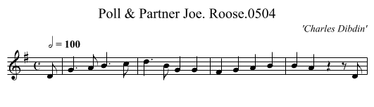 Poll & Partner Joe. Roose.0504 - staff notation