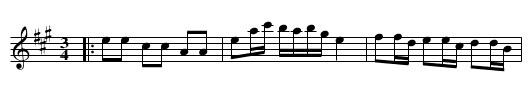 Pollonesse 1832-34 - staff notation