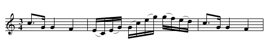Pollonesse no 32 - staff notation