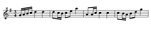 Pollonesse no 50 - staff notation