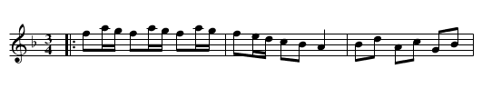 Pollonesse no 59 - staff notation