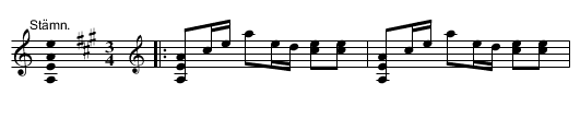 Pollonesse ur Andreas Dahlgrens notbok no 84 - staff notation