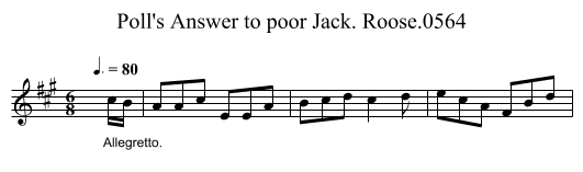 Poll's Answer to poor Jack. Roose.0564 - staff notation