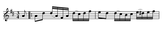 Polonäs efter Abraham Hagholm (nr 104) - staff notation