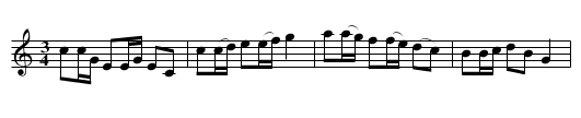 Polonäs efter Abraham Hagholm (nr 130) - staff notation