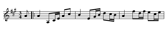 Polonäs efter Abraham Hagholm (nr 67) - staff notation