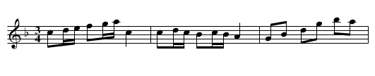 Polonäs efter Gustaf Weslien - staff notation