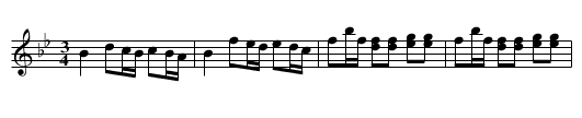 Polonäs, sexdregasamlingen del 1 nr 145 - staff notation