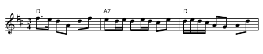 Polonäs, sexdregasamlingen del 1 nr 36 - staff notation