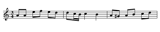 Polonäs, sexdregasamlingen del 1 nr 41 - staff notation