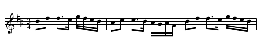 Polonäs, sexdregasamlingen del 2 nr 1 - staff notation