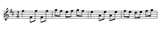 Polonäs, sexdregasamlingen del 2 nr 56 - staff notation