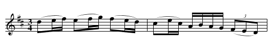 Polonäs, sexdregasamlingen del 2 nr 83 - staff notation