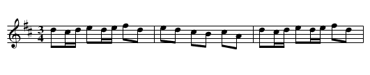 Polonäs, sexdregasamlingen del 2 nr 84 - staff notation