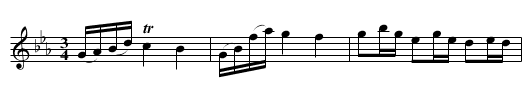 Polonäs ur Andreas Dahlgrens notbok nr 35 - staff notation