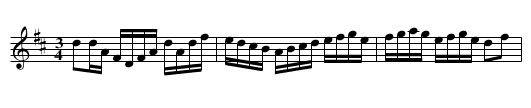Polonäs - staff notation
