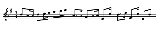 Polonäs - staff notation