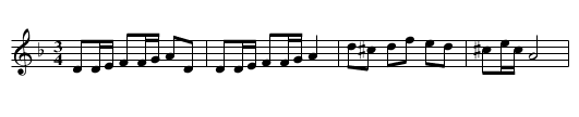 Polonäs - staff notation
