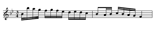 Polonäs - staff notation