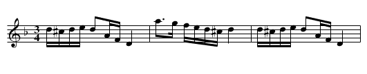 Polonäs - staff notation