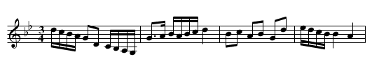 Polonäs - staff notation