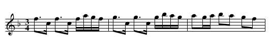 Polonäs - staff notation