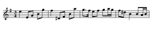 Polonesse från Gästrikland - staff notation