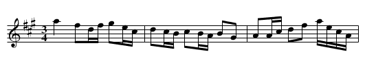 Polonesse in A Dur No 2 - staff notation