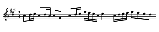 Polonesse in A Dur No 8 - staff notation