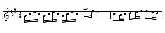 Polonesse in A Dur No 9 - staff notation