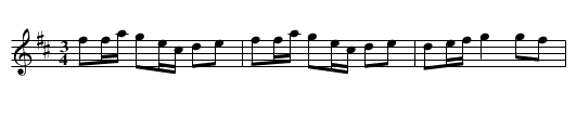 Polonesse in D Dur No 38 - staff notation