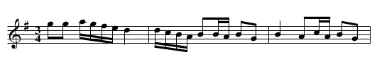 Polonesse in G Dur no 5 - staff notation