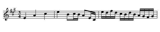 Polska av Olof Laurin - staff notation