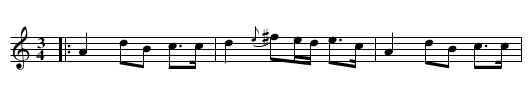 Polska e. Paal-Karl (Alvdalen) - staff notation