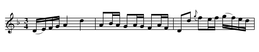 Polska e. Pekkos Olof Hansson - staff notation