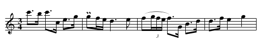 Polska efter Anders Eriksson Moberg - staff notation