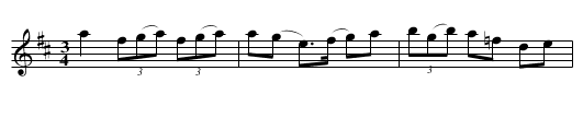 Polska efter Anton Andersson (SvL Bohuslän 4) - staff notation